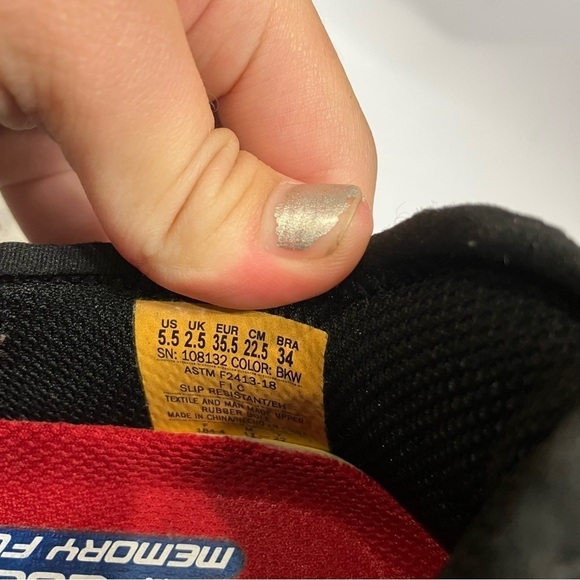 Skechers work Tilido comp toe sneakers size 5.5 - Picture 7 of 8